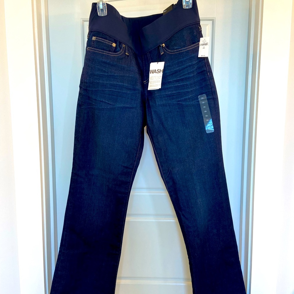 Gap Maternity Perfect Boot Jeans. Size 14r. Demi panel